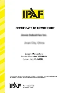 IPAF Certificate